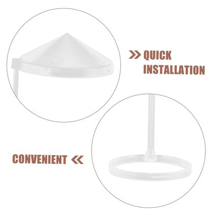 CHILDWEET 5pcs Portable Humidifier Splash Guard Set Waterproof Plastic Cover for Small Air Humidifiers for Fish Tanks and Ponds Prevents Water Splashing