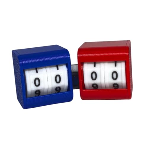 Colaxi Snooker Scoreboard Mini Score Keeper Billiards Scorer Tabletop Sports Counter Sports Counter for Competition Volleyball, Style B - size: style B