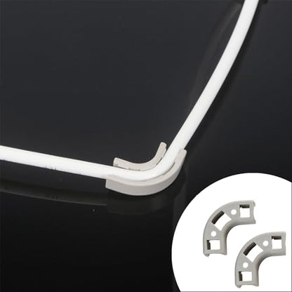 10Pcs 90 Degree Elbow Conduit 1/4 Flow Elbow Clamp, Right Angle Adapter for 1/4’’ PE Pipe RO Tubing Fittings Water Filter Reverse Osmosis Parts, Grey