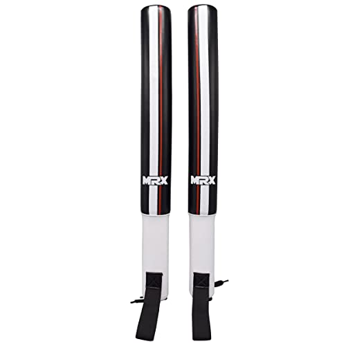 MRX MMA Boxing Training Striking Sticks Padded Pair Boxing Focus Precision Sticks Punch Speed Training Hand Target Ideal for Martial Arts, Muay Thai - color: Black White