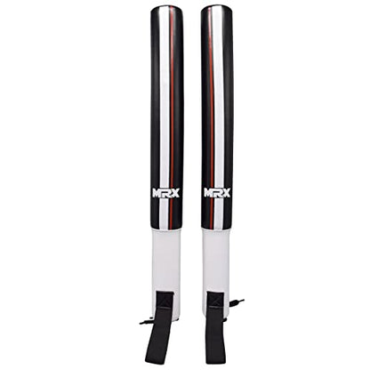 MRX MMA Boxing Training Striking Sticks Padded Pair Boxing Focus Precision Sticks Punch Speed Training Hand Target Ideal for Martial Arts, Muay Thai - color: Black White