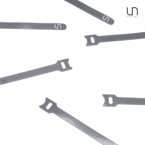 Ultum Nature Systems Cable Ties - Adjustable Durable Sleek Finish Hook and Loop Straps and Cord Organizers for Aquarium Electronics, Office, Home, Computer Accessories, Wire Management – 15 cm