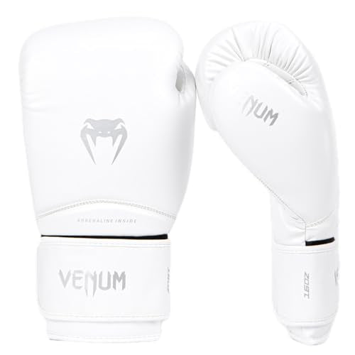 Venum Contender Boxing Gloves - color: White/Silver, size: 14-Ounce, style: Contender 1.5