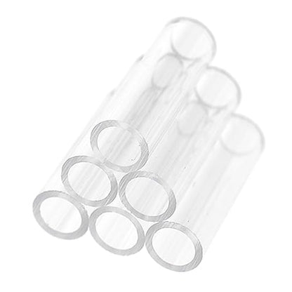 Shrimp Shelter Tube, Transparent Acrylic Tube Aquarium Shrimp Cave Breeding Fish Shrimp Feeder Breeding Tube Aquarium Fish Tank Pipe Shelter Tube Fish Tank Shelter Decorations Hideaway Pipes - color: 6 tubes