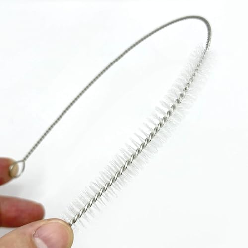 5 Pcs Straw Cleaner Brush, 11.8 Inch Reusable Extra Long Straw Cleaner,12 mm Wide Drinking Straw Cleaning Brush for Cup, Water Bottle, Tubes, Pipe