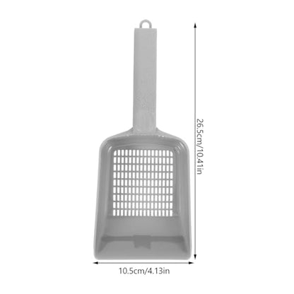 VALICLUD Aquarium Fish Tank Sand Scoop Shovel Plastic Sediment Cleaner Tool Gray for Gravel Maintenance and Sediment Removal