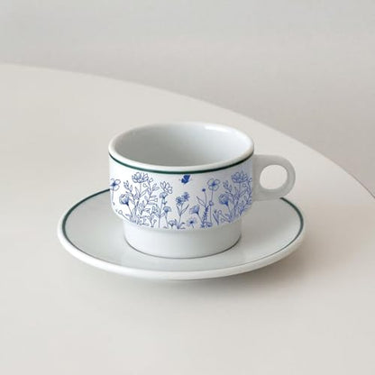 PLIGREAT 5 Pcs Wildflower Underglaze Transfer for Pottery, 20.5x14.6in Ceramic Clay Transfer Paper Blue Ceramic Decals Under Glaze Transfers for Pottery Enamel Decals DIY Handicraft Supplies - style: Wildflower