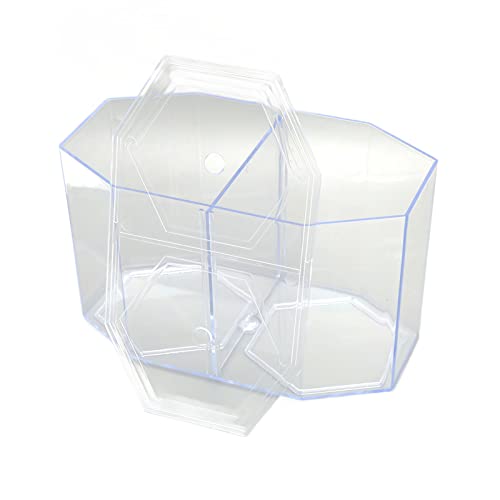 Tbest Rium Fiser Box Multipurpose Transparent Al Fish Ition Box for Fising Pet Plieish and Aries