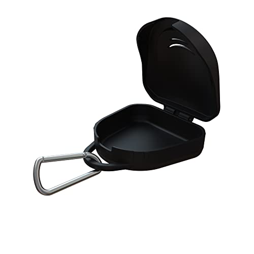 Ventilated Protective Mouth Guard Case (Black) - color: Black