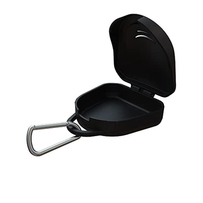 Ventilated Protective Mouth Guard Case (Black) - color: Black