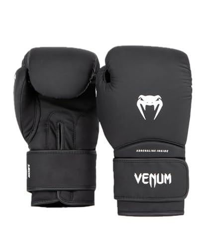 Venum Contender Boxing Gloves - color: Black/White, size: 10-Ounce, style: Contender 1.5