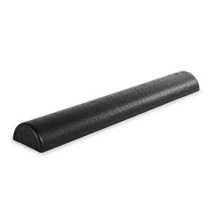 OPTP AXIS Firm Density Foam Roller – Half-Round, Black, 36" X 3" | High density firm foam roller for physical therapy, yoga, Pilates, fitness exercise & sports training, Heat-molded EPP foam - color: Black - 36" X 3" Half-round