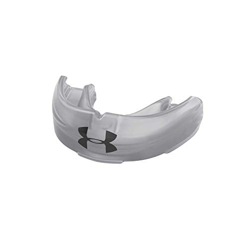 Under Armour Mouth Guard for Braces, Sports Mouthguard for Football, Lacrosse, Hockey, Basketball, Strapless, Youth & Adult - size: Youth