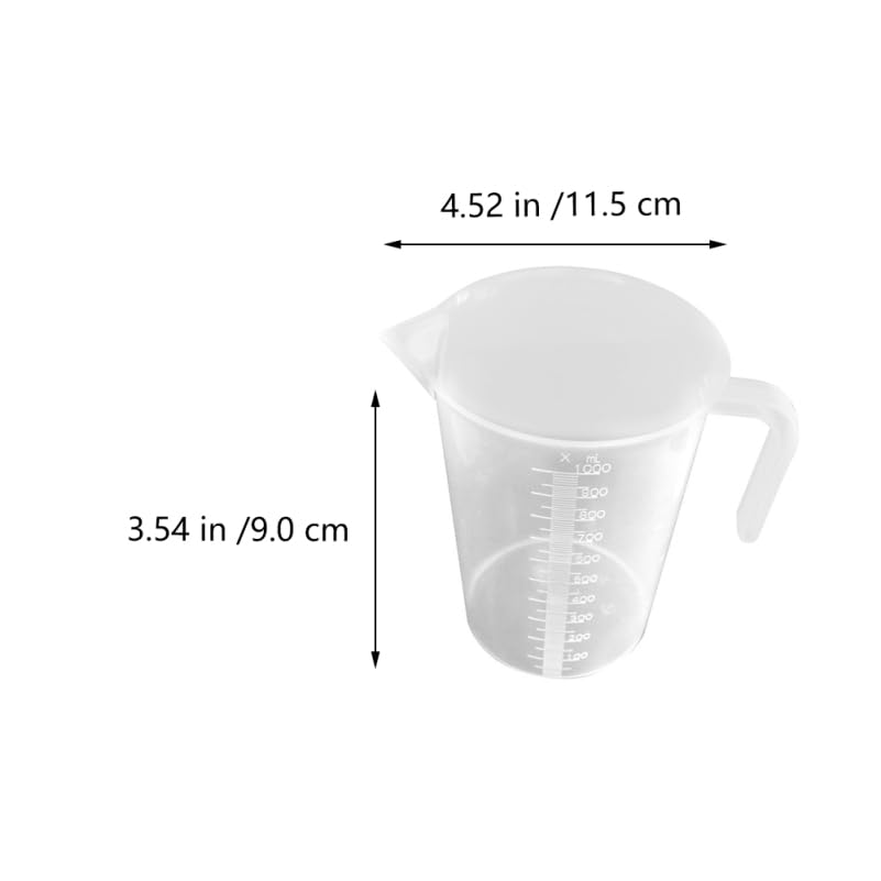 SOLUSTRE 1Pc Water Changing Cup with Measurement Scale Aquarium Supplies for Fish Feeding Design for Easy Liquid and Dry Ingredient Measurement