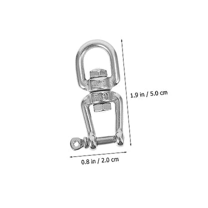 Practical Swivel Ring Rigging Set 4pcs Steel d Ring for Sandbag and Chain Extenders