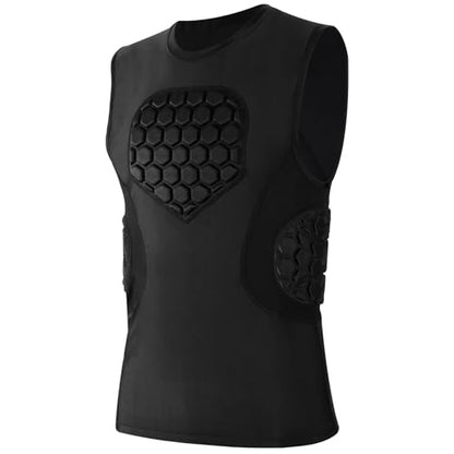 MIKOSI Baseball Chest Protector, Padded Compression Shirt for T Ball