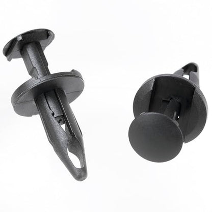 30pcs 1/4” (6mm) Hole Bumper Cover Fender Liner Splash Shield Retainer Wheel Opening Molding Clip for GM 21077123 Chrysler 6509103AA Ford W705436-S300