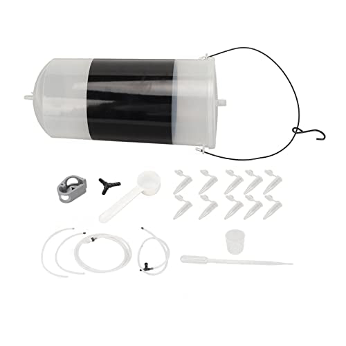 Brine Shrimp Hatchery Kit, Efficient Convenient Brine Shrimp Eggs Incubator Reusable Automatic with Regulating Valve for Shrimp Hatching