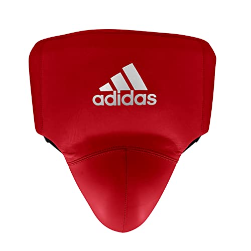 adidas Adistar Pro Men's Groin Guard - Boxing Groin Protector - color: RED/WHITE, size: X-Large