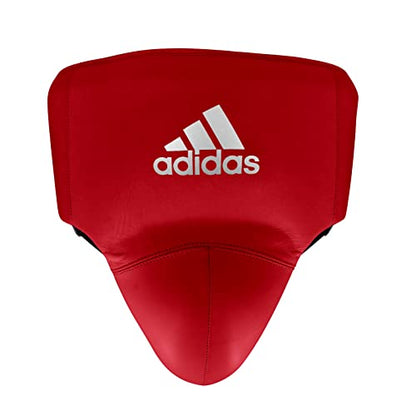 adidas Adistar Pro Men's Groin Guard - Boxing Groin Protector - color: RED/WHITE, size: X-Large