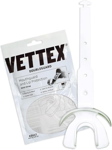 Vettex DoubleGuard Mouth Guard with Lip Protection, Clear - color: Clear