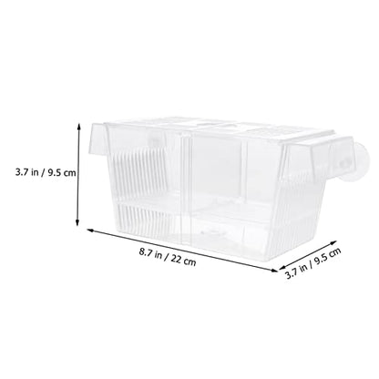 1pc Fish Breeding Box Fry Hatchery Incubator for Aquariums Isolation Container for Fish Safe Breeding and Hatching Environment for Fry and Shrimp
