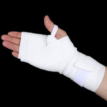 2PCS White Boxing Hand Wraps, Boxing Elastic Mexican Hand Wrap Elastic Wrist Compression Bandage Elastics Hands Wraps, Hands Protection for Teenager Boxings Glove Under Mitts Wrist Protection 3.1m