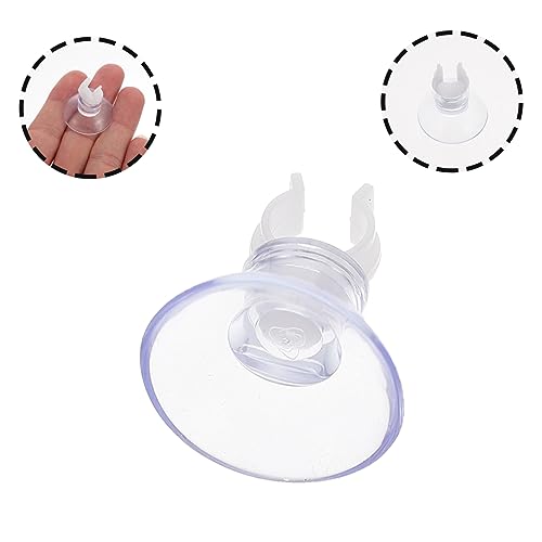 20Pcs Oxygen Hose Holding Suction Cups Fish Tank Clips for Secure Hose Fixation Compact Design for Aquarium Oxygen Pumps and Daily Replacement