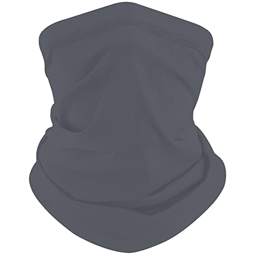 ARMORAY Face Mask Washable & Reusable Balaclava Neck Gaiter-Sun Protection Bandana Scarf Masks for Men & Women Hiking Fishing - color: Gray