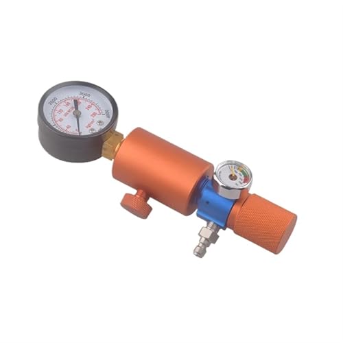 1pcs G1/2-14 Pressure Regulator Valve Test Adapter Gas Cylinder Refill Air Tank Soft Connector PCP Accesories for Diving Aquarium(Option 3)