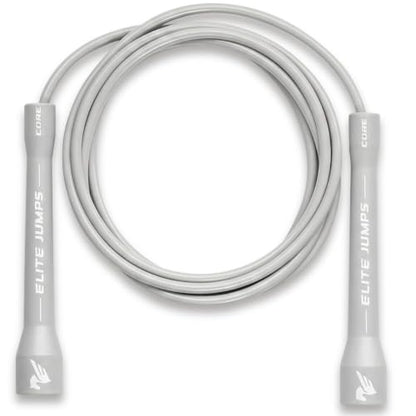 Elite Jumps Core 5mm, PVC Adjustable Skipping Rope - color: Pastel Grey