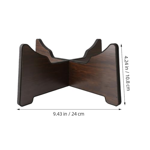 SUPVOX Drum Stand Detachable Drum Pad Stand Tongue Tripod Tank Display Rack Portable Handpan For Playing For Daily Practice Dark Brown