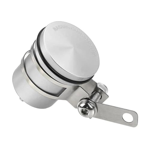 Rear Brake Fluid Reservoir Connection Brake For BMW For R 1200 GS LC R1200GS R 1200GS ADV Fuel Hose Bracket Tank Oil Fluid Cup Cover (Color : Silver) - color: Silver