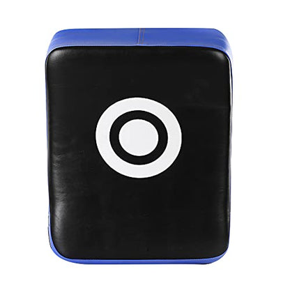 KANASI Curved Arm Pad Focus, Ergonomic Design with high Density EVA for Kickboxing Taekwondo Muay Thai Training and Sparring Safety for Martial Arts Enthusiasts - color: Black Blue