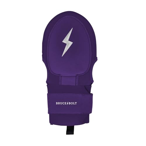 BRUCE BOLT Original Series Sliding Mitt - color: Purple, size: Adult