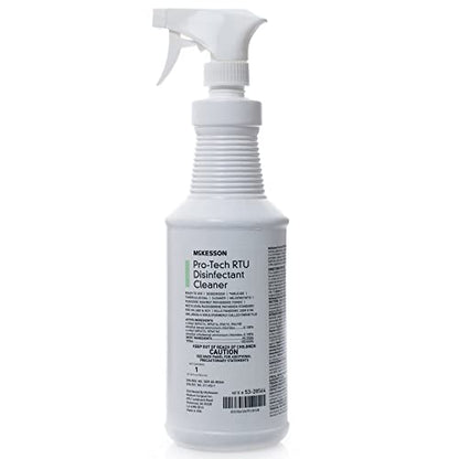 McKesson Pro-Tech Surface Disinfectant Cleaner, Ready to Use - Floral Scent, Trigger Spray Bottle, 32 oz, 1 Count, 1 Pack - size: 1 Ounce (Pack of 1)