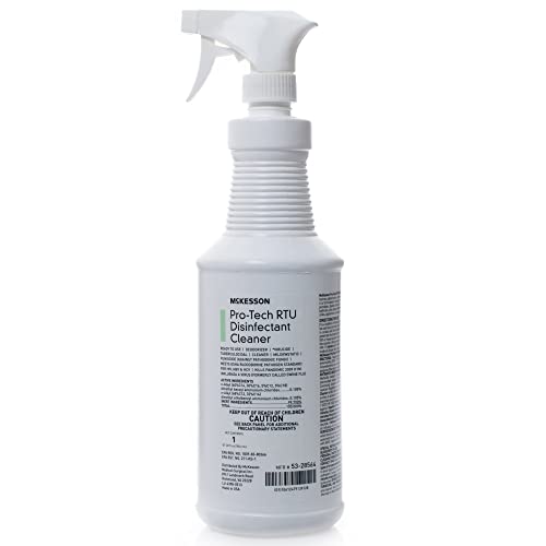 McKesson Pro-Tech Surface Disinfectant Cleaner, Ready to Use - Floral Scent, Trigger Spray Bottle, 32 oz, 1 Count, 1 Pack - size: 1 Ounce (Pack of 1)