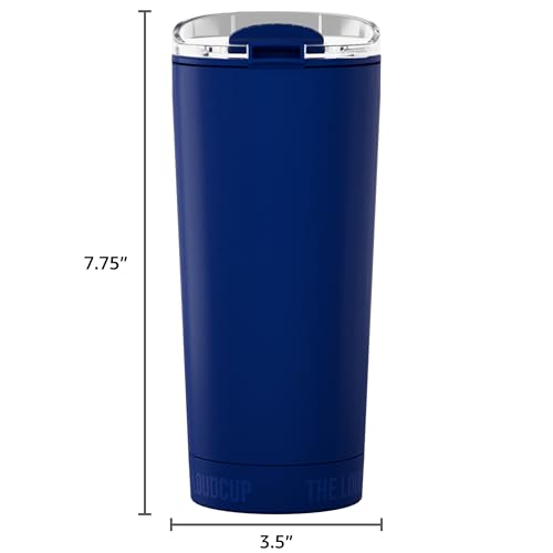 The LoudCup 16 oz 2-in-1 Water Bottle & Noisemaker, Classic Navy - color: Classic Navy, size: 16 Ounces