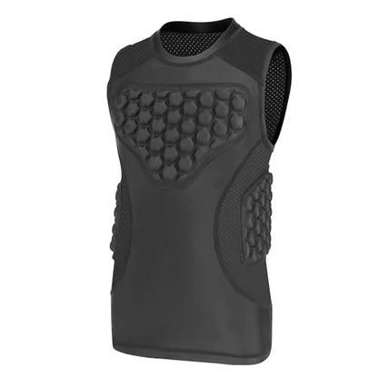 BARMACO Youth Baseball Chest Protector Compression Shirt, Padded Rib Guard - size: Small
