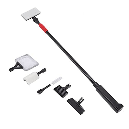 ZJchao Aquarium Cleaning Tools, 6 in 1 Fish Box Cleaning Kit Aquarium Cleaner Glass Cleaner Adjustable Long Handle Fish Box Brush Set for Saltwater Freshwater