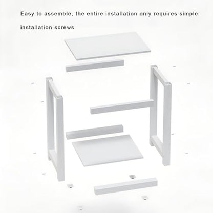 Fish Tank Stand,2-Tier Metal Fish Stand Cabinet Rack - Heavy-Duty Load-Bearing Shelf for Home Storage, Bracket Organizer for Aquarium Supplies, Durable and Stylish Design - size: 60x30x75cm