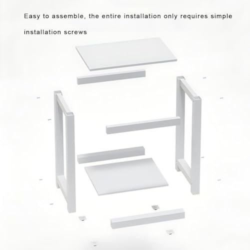 Sturdy Metal Fish Tank Stand, 2-Tier Aquarium Rack, Heavy Duty Storage Shelf for Home Office, High Load Capacity for Aquariums & Fish Tanks, Durable & Reliable Support - size: 40x30x75cm