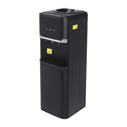 Top Loading Water Cooler Dispenser, Freestanding Cold & Hot & Warm Water Dispenser, Top Loading Water Dispenser for 5 Gallon Bottles, Perfect for Home Office School (Black)