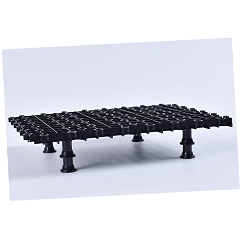 Totority 2Pcs Fish Tank Plate Multi Functional Clapboard Divider with Nails Black and for Fish for Aquariums High Water Permeability