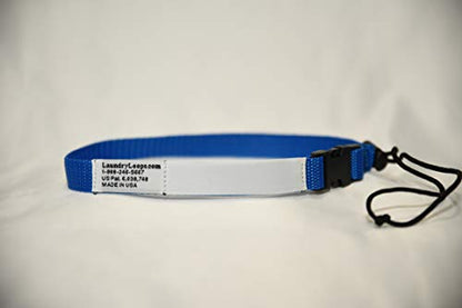 with Sock Snare, Premium Royal Blue Laundering Strap, Package of 2 - color: Royal Blue, size: 2 Straps