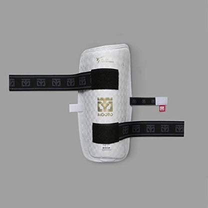 Mooto Korea Taekwondo Extera S2 Shin Protector Guard WT Logo MMA Martial Arts Kickboxing Karate Training Match Gym School Academy (Large(Length 26cm or 0.85 ft))