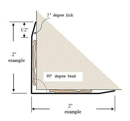 1 1/2" x 1 1/2" x 48" Stainless Steel Corner Guard, Includes Adhesive, Pack of 10 Units