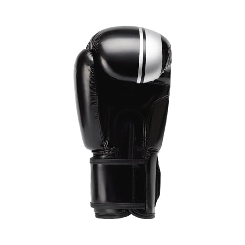 STING Armalite Boxing Gloves, Durable Boxing Equipment for Boxing Training, Balanced Weight Distribution - color: Black/Silver, size: 16 Oz