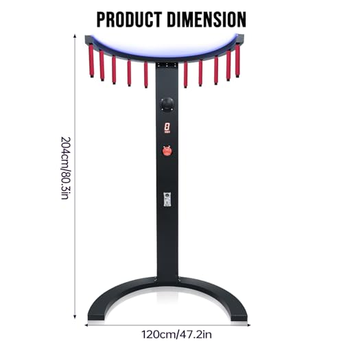 Hand Eye Coordination Training Game, Catch Stick Arcade Game Machine - color: Black