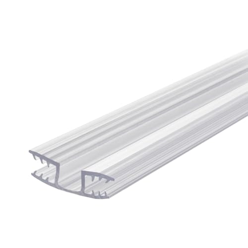 Clear PVC Living Hinge for 1/4in Panels - 36 Inches (Pack of 4, 12 Feet Total)